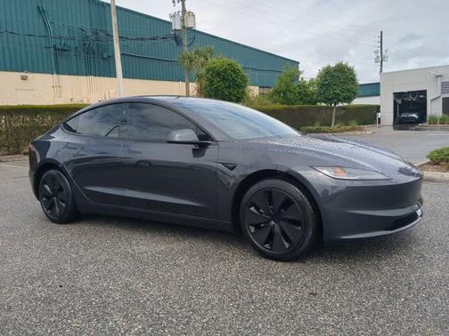 Stealth Grey 2025 Tesla Model 3 Long Range