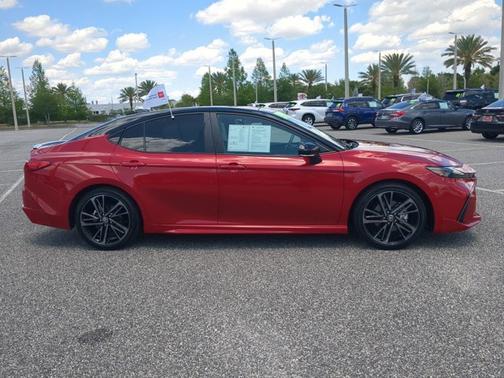 Supersonic Red/Midnight Black Metallic 2025 Toyota Camry XSE