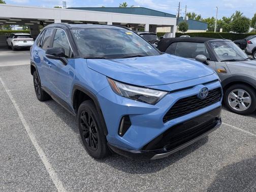 Midnight Black Metallic 2023 Toyota RAV4 Hybrid XSE