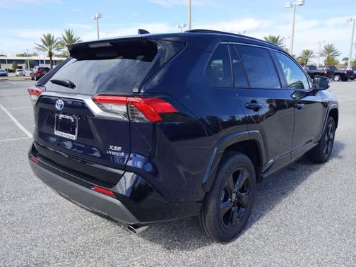 Blue Print/Midnight Black Metallic 2021 Toyota RAV4 Hybrid XSE