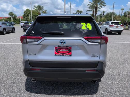 Silver Sky Metallic 2024 Toyota RAV4 Hybrid XLE Premium