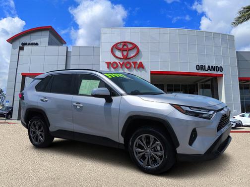 Silver Sky Metallic 2024 Toyota RAV4 Hybrid XLE Premium