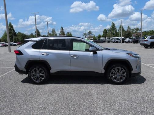 Silver Sky Metallic 2024 Toyota RAV4 Hybrid XLE Premium