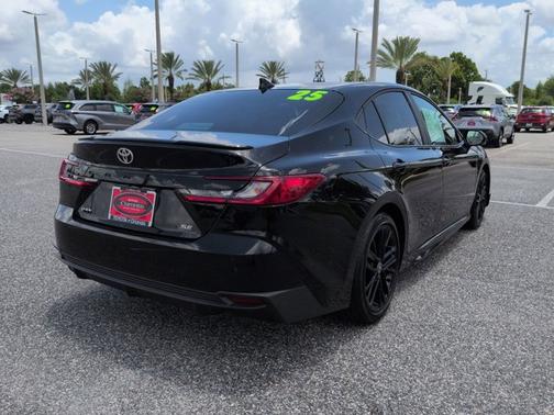 Midnight Black Metallic 2025 Toyota Camry SE