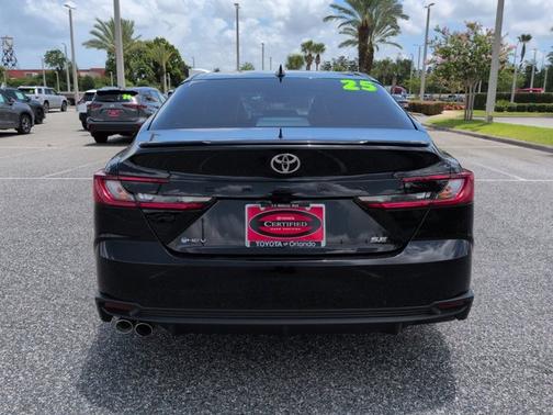 Midnight Black Metallic 2025 Toyota Camry SE