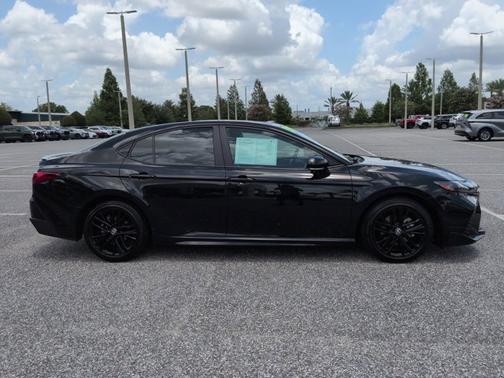 Midnight Black Metallic 2025 Toyota Camry SE