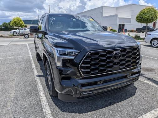 Midnight Black Metallic 2024 Toyota Sequoia Platinum