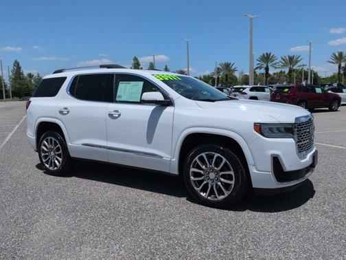 Summit White 2023 GMC Acadia Denali