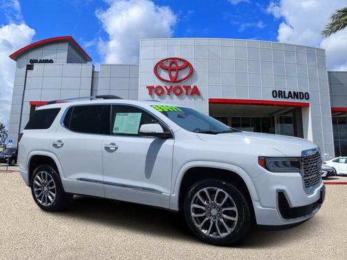 Summit White 2023 GMC Acadia Denali