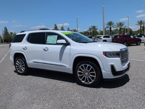 Summit White 2023 GMC Acadia Denali