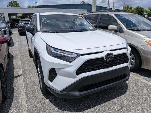 White 2024 Toyota RAV4 LE