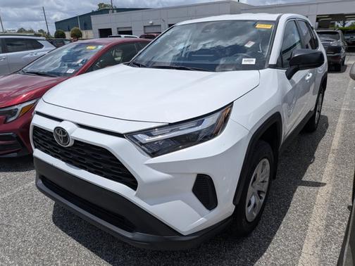 White 2024 Toyota RAV4 LE