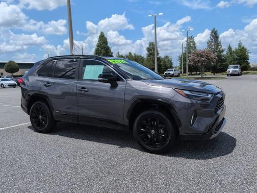 Midnight Black Metallic 2022 Toyota RAV4 Hybrid XSE