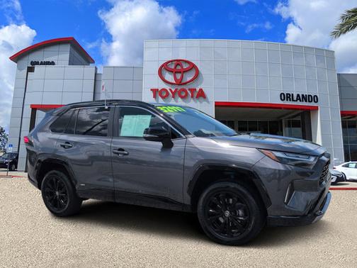 Midnight Black Metallic 2022 Toyota RAV4 Hybrid XSE