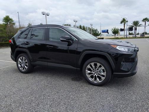 Midnight Black Metallic 2021 Toyota RAV4 Hybrid XLE Premium