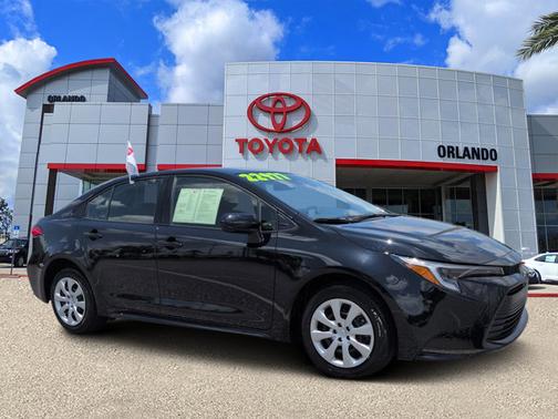 Midnight Black 2025 Toyota Corolla Hybrid LE