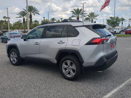 Silver 2024 Toyota RAV4 Hybrid XLE