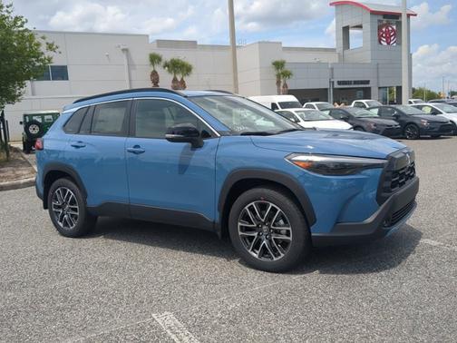 Blue 2026 Toyota Corolla Cross XLE