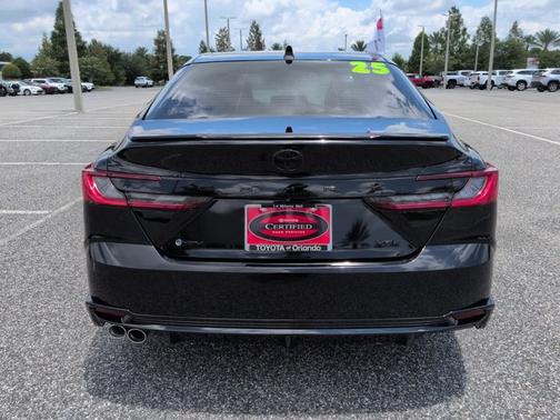 Midnight Black Metallic 2025 Toyota Camry XSE
