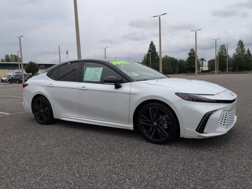 Midnight Black Metallic 2025 Toyota Camry XSE