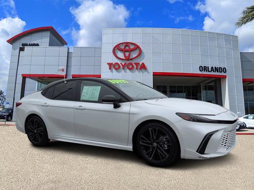 Midnight Black Metallic 2025 Toyota Camry XSE