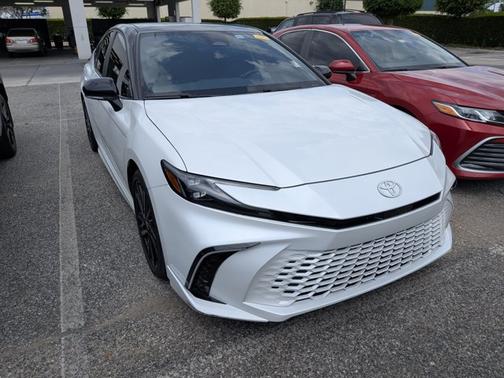 Midnight Black Metallic 2025 Toyota Camry XSE
