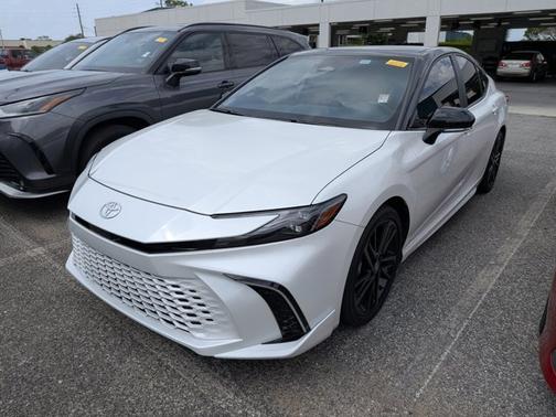 Midnight Black Metallic 2025 Toyota Camry XSE