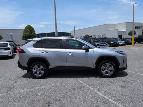 Silver Sky Metallic 2024 Toyota RAV4 Hybrid XLE