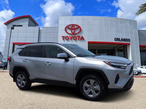 Silver Sky Metallic 2024 Toyota RAV4 Hybrid XLE