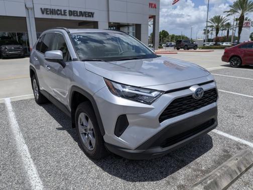 Silver Sky Metallic 2024 Toyota RAV4 Hybrid XLE