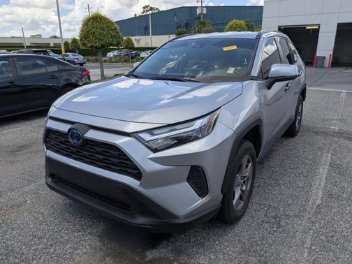 Silver Sky Metallic 2024 Toyota RAV4 Hybrid XLE