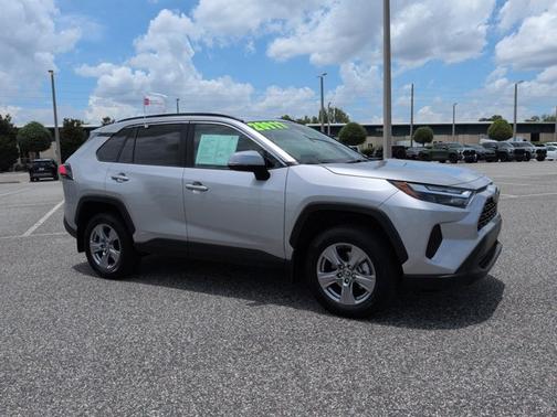 Silver Sky Metallic 2024 Toyota RAV4 Hybrid XLE