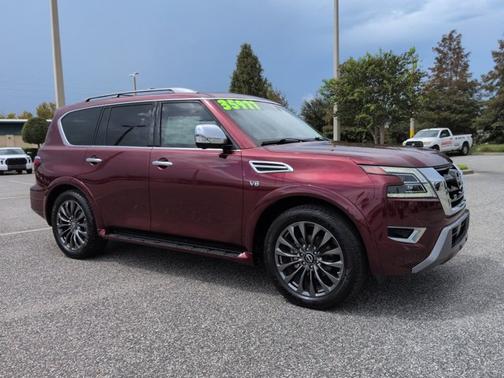 Coulis Red Pearl 2022 Nissan Armada Platinum