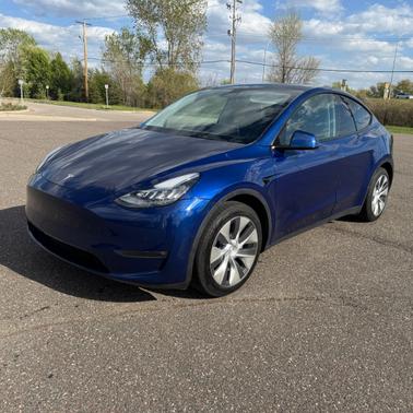 Blue 2021 Tesla Model Y Long Range