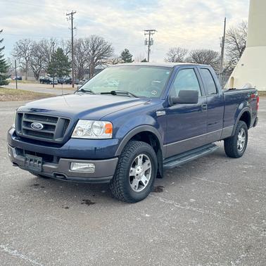 Blue 2005 Ford F-150 FX4