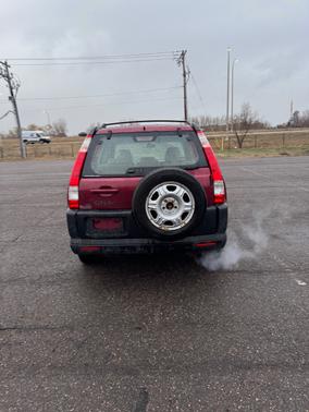 Red 2005 Honda CR-V LX