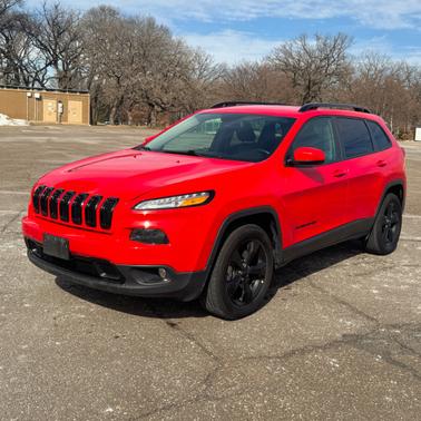 Red 2018 Jeep Cherokee Latitude