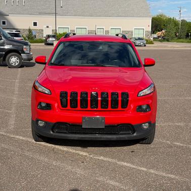 Red 2018 Jeep Cherokee Latitude