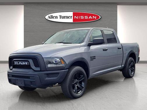 Billet Silver Metallic Clearcoat 2024 RAM 1500 Classic Warlock 4x4 Crew Cab 57 Box