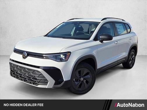 Pure White 2026 Volkswagen Taos S