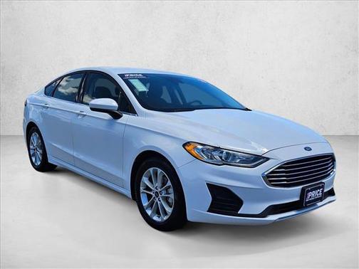 Oxford White 2019 Ford Fusion SE