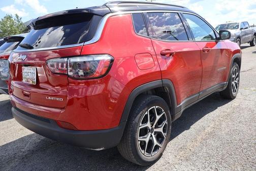 Red 2025 Jeep Compass Limited