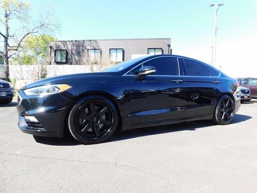Shadow Black 2017 Ford Fusion Sport