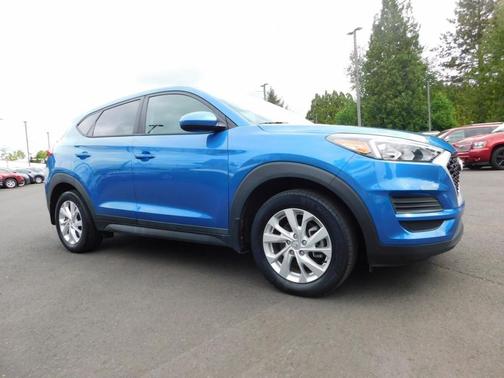 Aqua Blue 2020 Hyundai TUCSON SE
