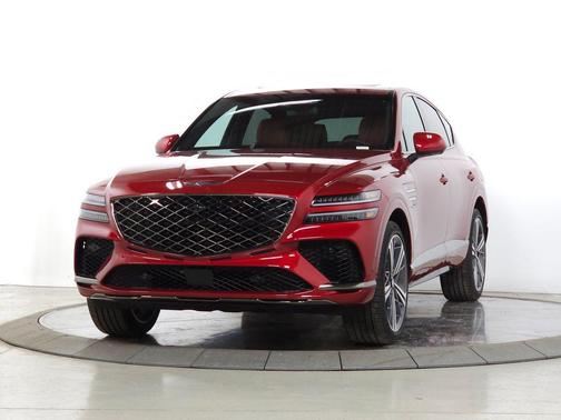 Red 2026 Genesis GV80 Coupe 3.5T e-SC