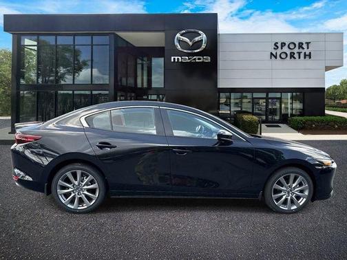 Jet Black Mica 2026 Mazda Mazda3 FWD w/Preferred Package