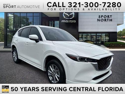 Rhodium White Metallic 2024 Mazda CX-5 2.5 S Select Package