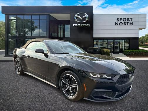 Shadow Black 2024 Ford Mustang EcoBoost Premium