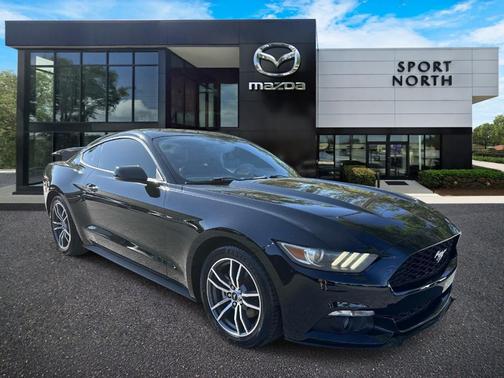 Black 2015 Ford Mustang EcoBoost Premium