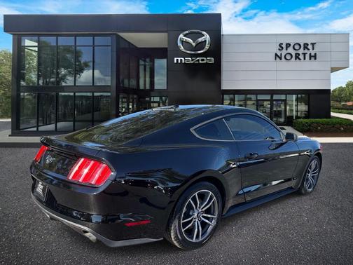 Black 2015 Ford Mustang EcoBoost Premium